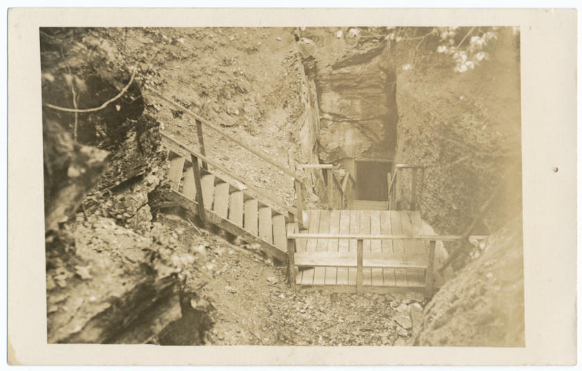 Entrance to Knox Cave (1962) - more likely 1930s